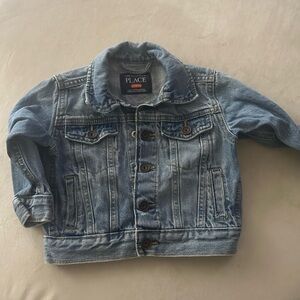 The Children's Place Light Wash Denim Jean Jacket - Blue